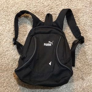 Puma black mini backpack